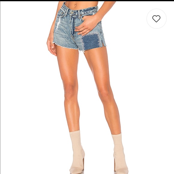 GRLFRND Pants - GRLFRND Cindy High-Rise Short Fleetwood Size 26